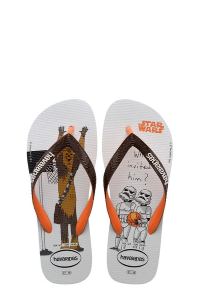 Havaianas 'star Wars™' Flip Flop In Begonia Orange