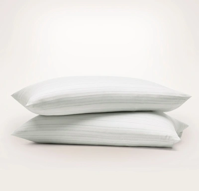 Boll & Branch Organic Linen Pillowcases In Shore Stripe
