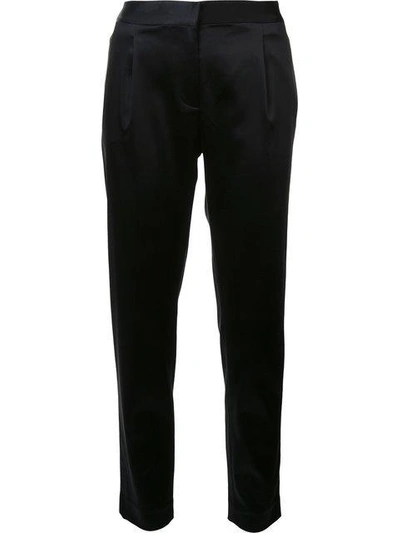 Alexander Wang T T By Alexander Wang Cropped Trousers - Black