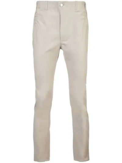 Julien David Slim Chinos In Neutral