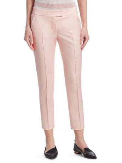 Akris Punto Cropped Pants In Rose Pink