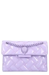 Kurt Geiger Mini Kensington Drench Crossbody In Light/ Pastel Purple