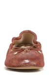 Sam Edelman Felicia Flat In Rust Pink