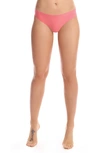 Commando 'butter' Stretch Modal Thong In Coral