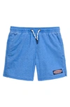 Vineyard Vines Kids' Little Boy's & Boy's Island Chappy Swim Trunks In Neon Dazzle Blue
