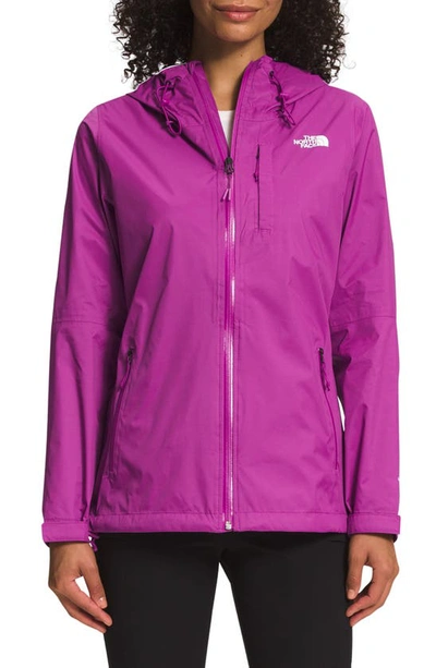 The North Face Alta Vista Water Repellent Hooded Jacket In Purple Cactus Flower