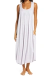 Papinelle Pleated Nightgown In Soft Lilac