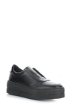 Bos. & Co. Magali Platform Slip-on Sneaker In Black Verona/ Patent