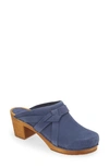 Sanita Manuella Leather Clog In Dove Blue