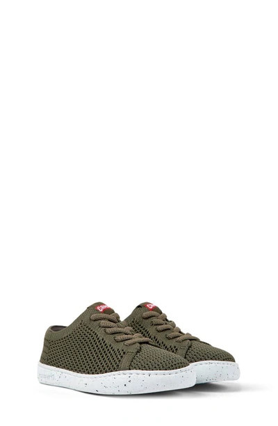 Camper Kids' Peu Touring Sneaker In Medium Green