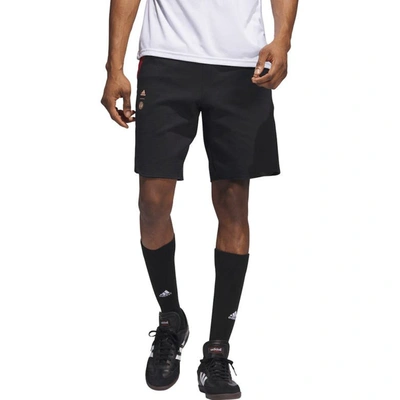 Adidas Originals Adidas Black Atlanta United Fc 2023 Player Travel Shorts