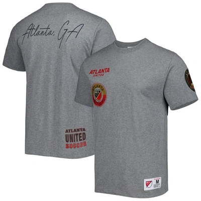 Mitchell & Ness Men's  Gray Atlanta United Fc City T-shirt