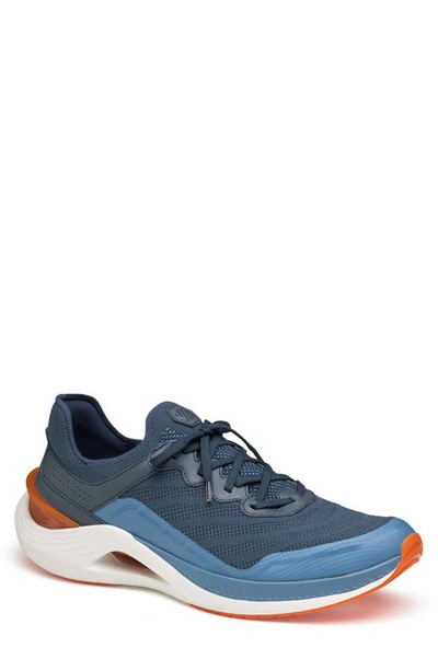 Johnston & Murphy Rt1 Sport Sneaker In Blue/navy/orange