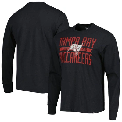47 ' Black Tampa Bay Buccaneers Brand Wide Out Franklin Long Sleeve T-shirt