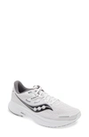 Saucony Guide 16 Running Shoe In White/ Black