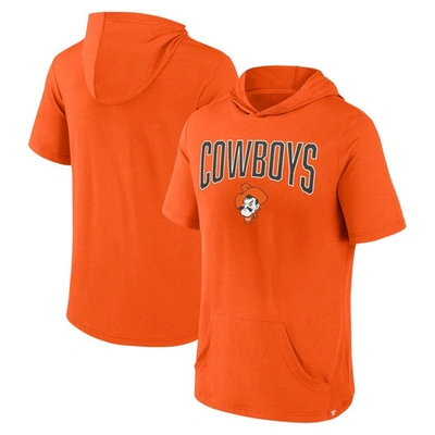 Fanatics Branded Orange Oklahoma State Cowboys Outline Lower Arch Hoodie T-shirt