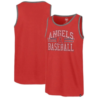 47 ' Red Los Angeles Angels Winger Franklin Tank Top