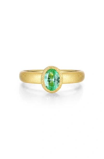 Lafonn Lab Grown Green Sapphire Ring