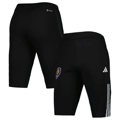 Adidas Originals Adidas Black Orlando City Sc 2023 On-field Training Aeroready Half Pants