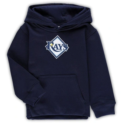 Outerstuff Kids' Toddler Navy Tampa Bay Rays Team Primary Logo Fleece Pullover Hoodie