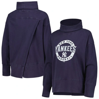 Levelwear Navy New York Yankees Sunset Farm Team Pullover Sweatshirt