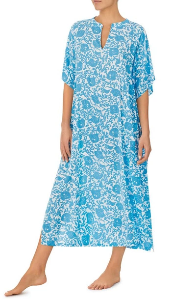 Kate Spade Anemone Floral Cover-up Caftan