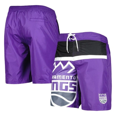 G-iii Sports By Carl Banks Purple Sacramento Kings Sea Wind Swim Trunks