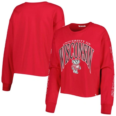 47 ' Red Wisconsin Badgers Parkway Ii Cropped Long Sleeve T-shirt