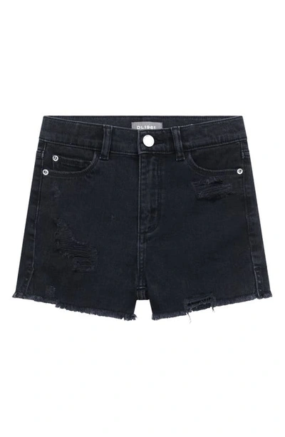 Dl1961 Kids' Lucy Cut Off Jeans Shorts In Nightshade