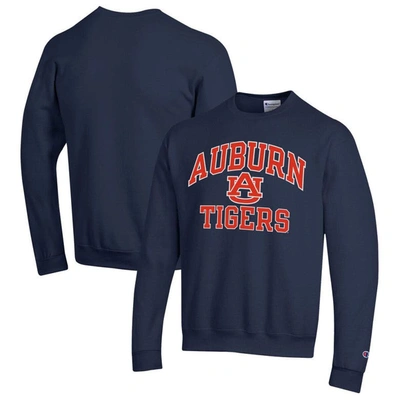 Champion Navy Auburn Tigers High Motor Pullover Sweatshirt