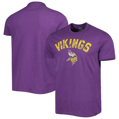 47 ' Purple Minnesota Vikings All Arch Franklin T-shirt