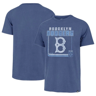 47 '  Royal Brooklyn Dodgers Cooperstown Collection Borderline Franklin T-shirt