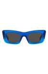 Prada 50mm Square Sunglasses In Blue