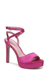 Naturalizer Pnina Tornai For  Ai Ankle Strap Platform Sandal In Pink Satin