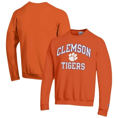 Champion Orange Clemson Tigers High Motor Pullover Sweatshirt