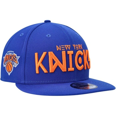 New Era Blue New York Knicks Rocker 9fifty Snapback Hat
