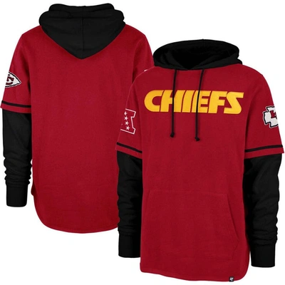 47 ' Red Kansas City Chiefs Shortstop Pullover Hoodie