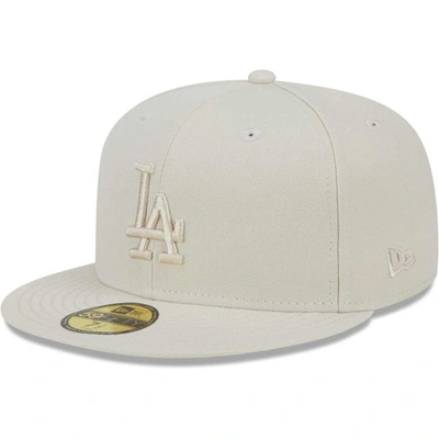 New Era Khaki Los Angeles Dodgers Tonal 59fifty Fitted Hat