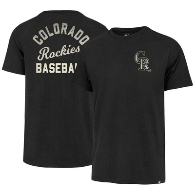 47 '  Black Colorado Rockies Turn Back Franklin T-shirt