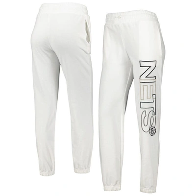 Concepts Sport White Brooklyn Nets Sunray Pants