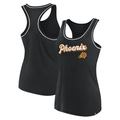 Fanatics Branded Black Phoenix Suns Wordmark Logo Racerback Tank Top