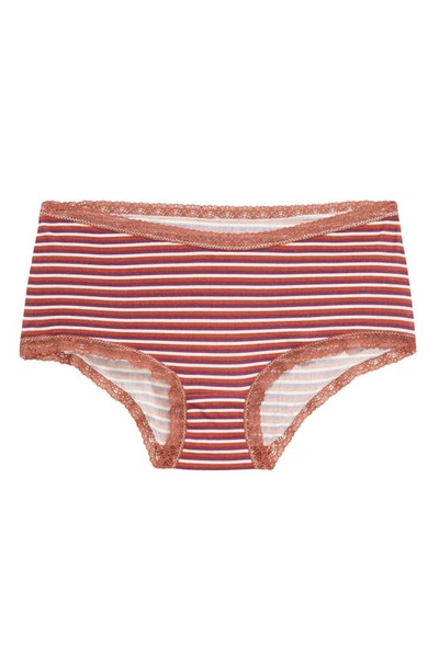 Free People Intimately Fp Hipster Panties In Espresso Combo