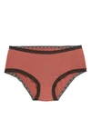 Free People Intimately Fp Hipster Panties In Henna Combo