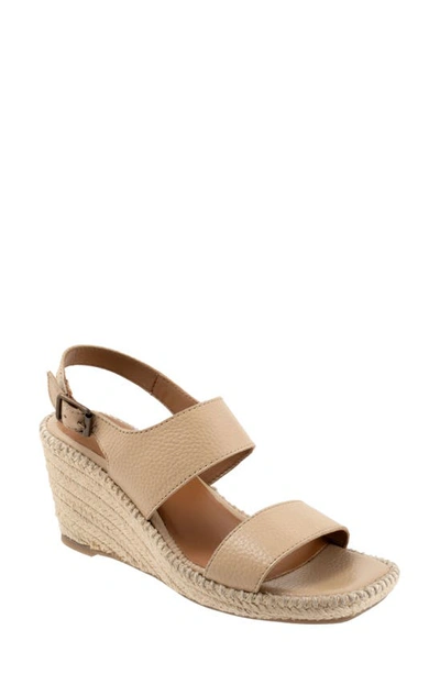 Softwalk Hartley Espadrille Wedge Sandal In Beige