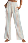 Billabong New Waves 2 Wide Leg Pants In Salt Crystal 6