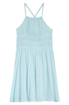 Nordstrom Kids' Halter Sundress In Blue Resort