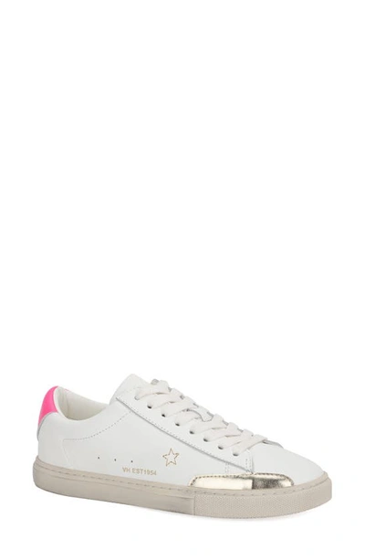 Vintage Havana Melissa Low Top Sneaker In White/ Pinlk