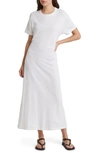 Treasure & Bond Vented Back Maxi Dress In White