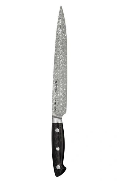 Zwilling Kramer Euroline Damascus Collection 9-inch Chef's Knife In Stainless Steel