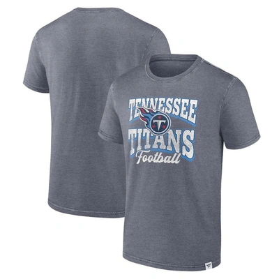 Fanatics Branded Heather Navy Tennessee Titans Force Out T-shirt